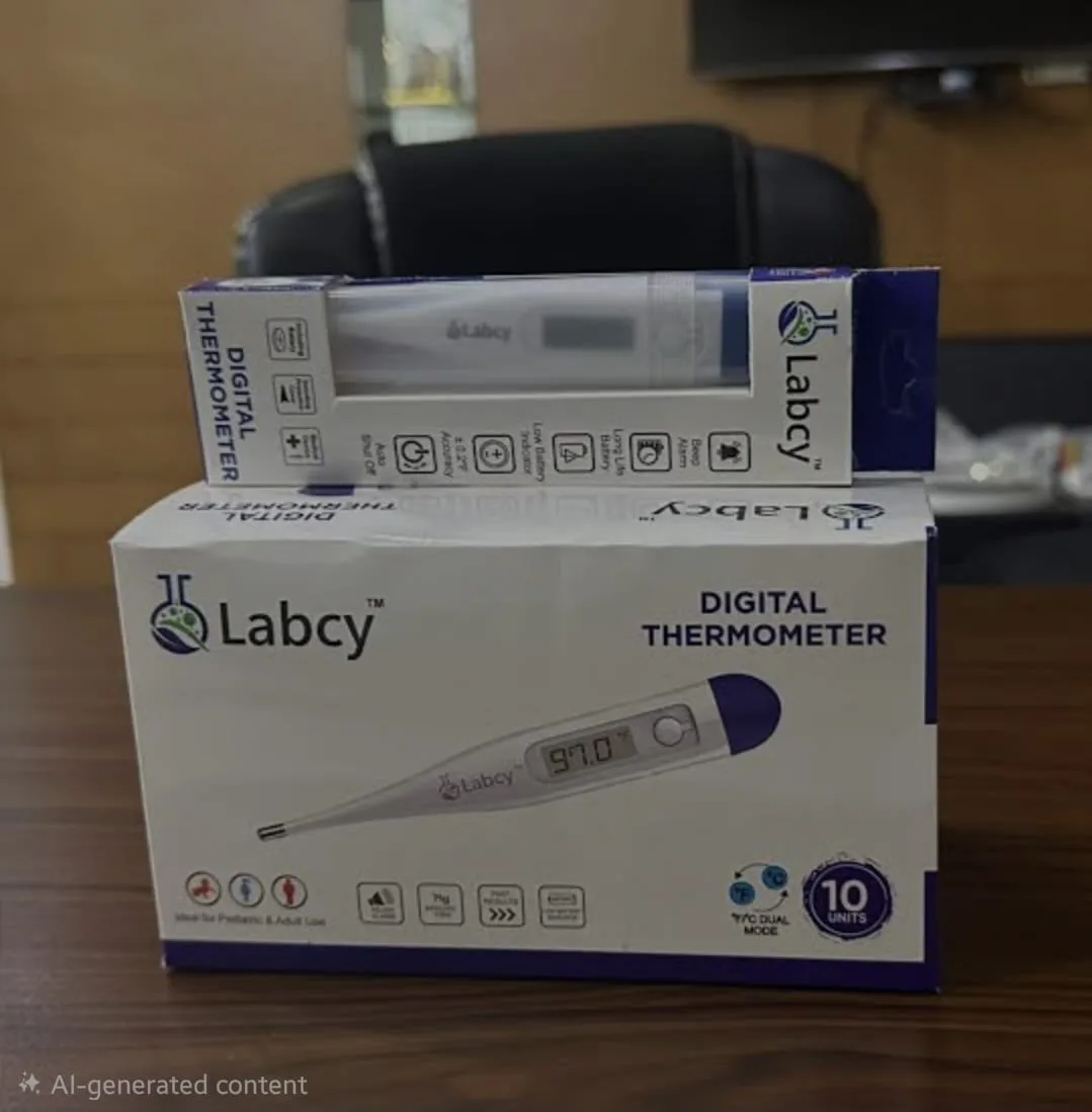 Labcy Fast-Read Digital Clinical Thermometer Pack