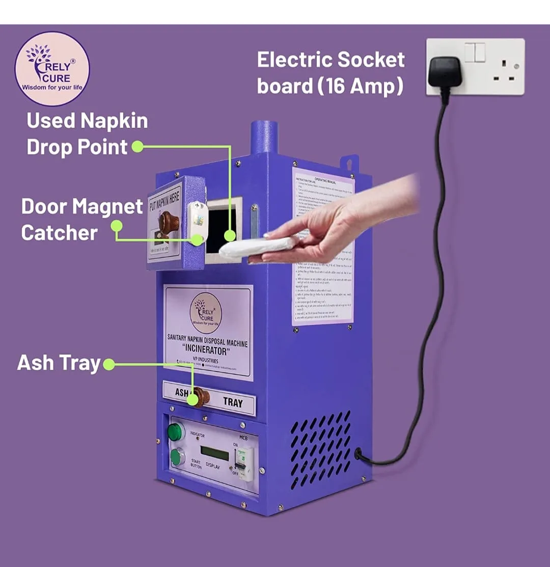 Automatic Sanitary Napkin Incinerator Machine